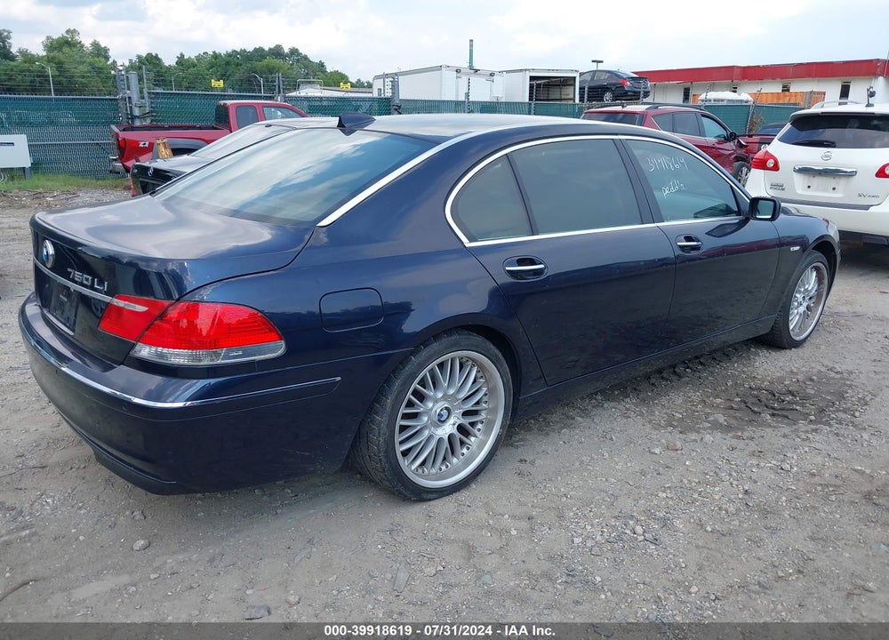 2008 BMW 750LI VIN: WBAHN83538DT80141