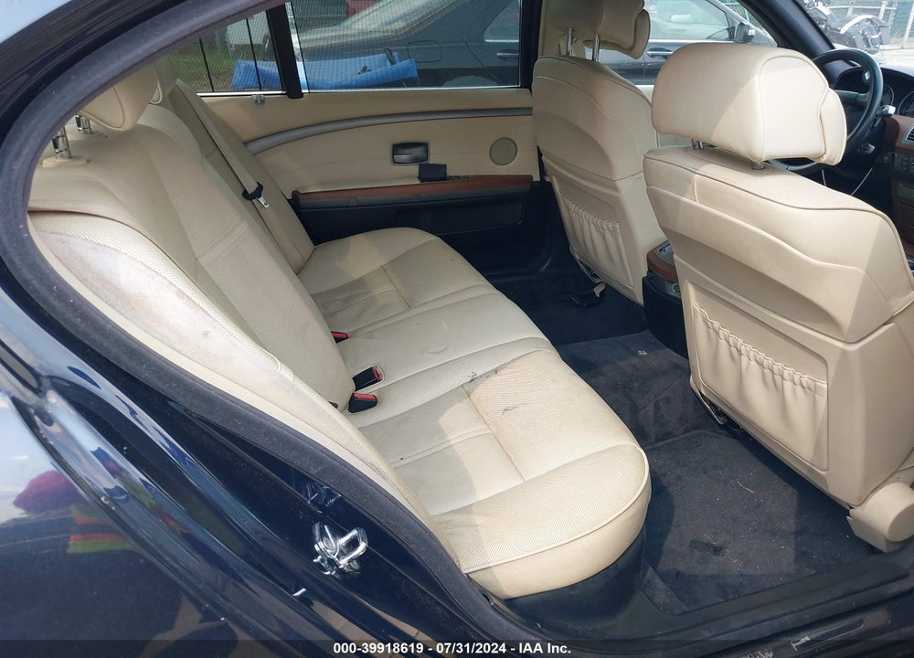 2008 BMW 750LI VIN: WBAHN83538DT80141