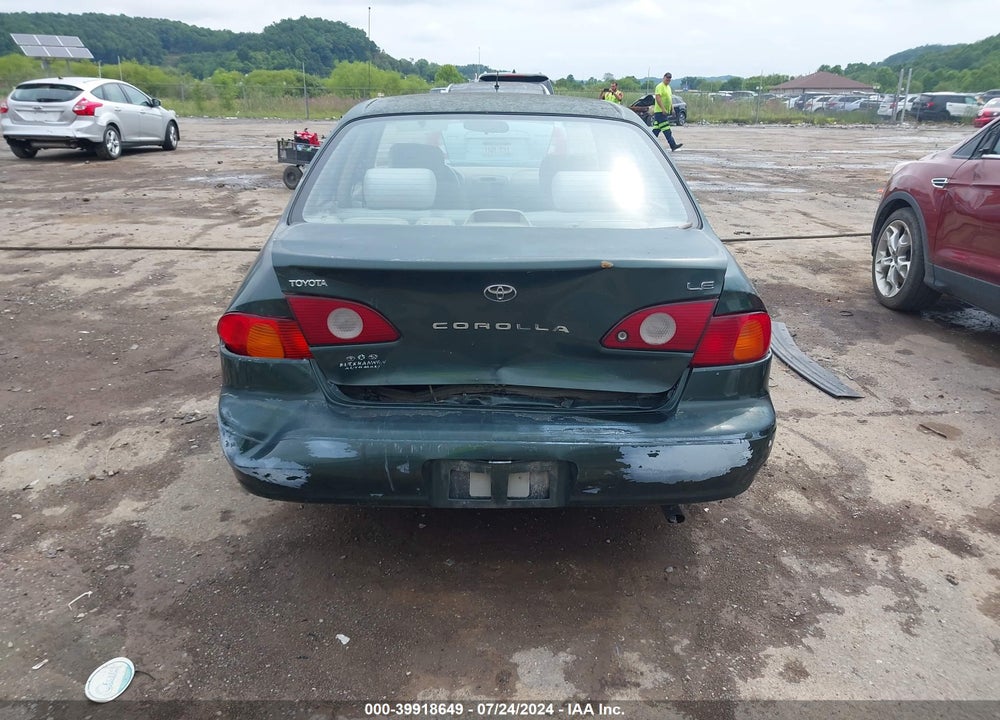2002 TOYOTA COROLLA VIN: 2T1BR12E72C550866