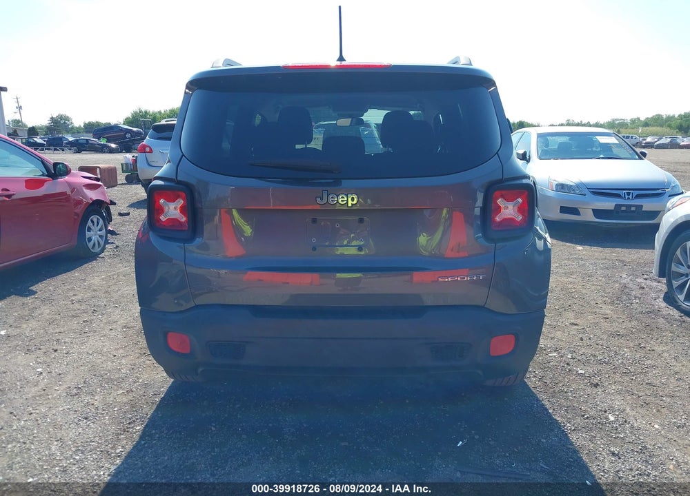 2017 JEEP RENEGADE SPORT FWD VIN: ZACCJAAB9HPE65544