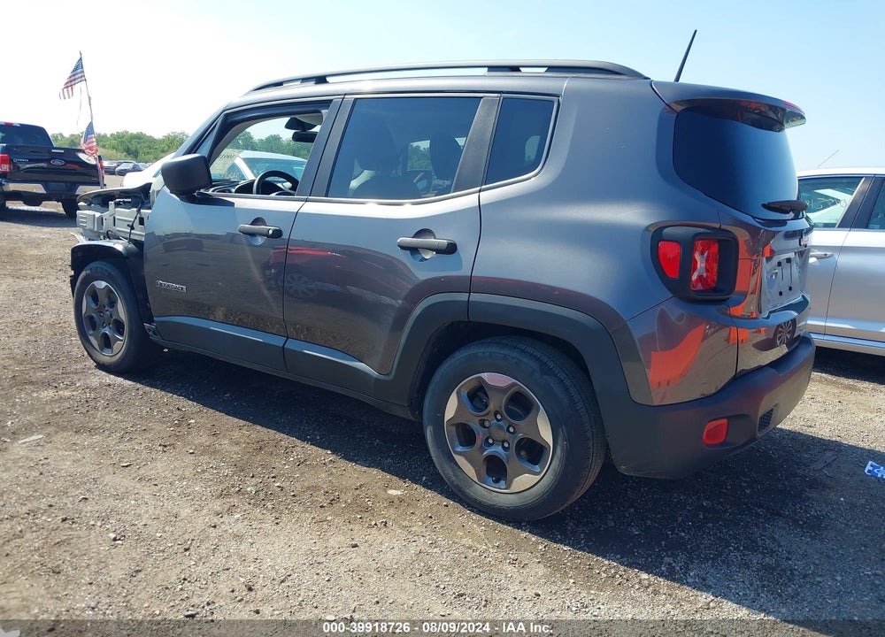 2017 JEEP RENEGADE SPORT FWD VIN: ZACCJAAB9HPE65544