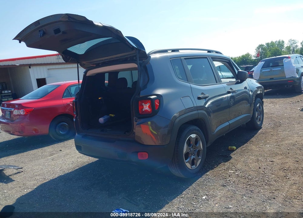 2017 JEEP RENEGADE SPORT FWD VIN: ZACCJAAB9HPE65544