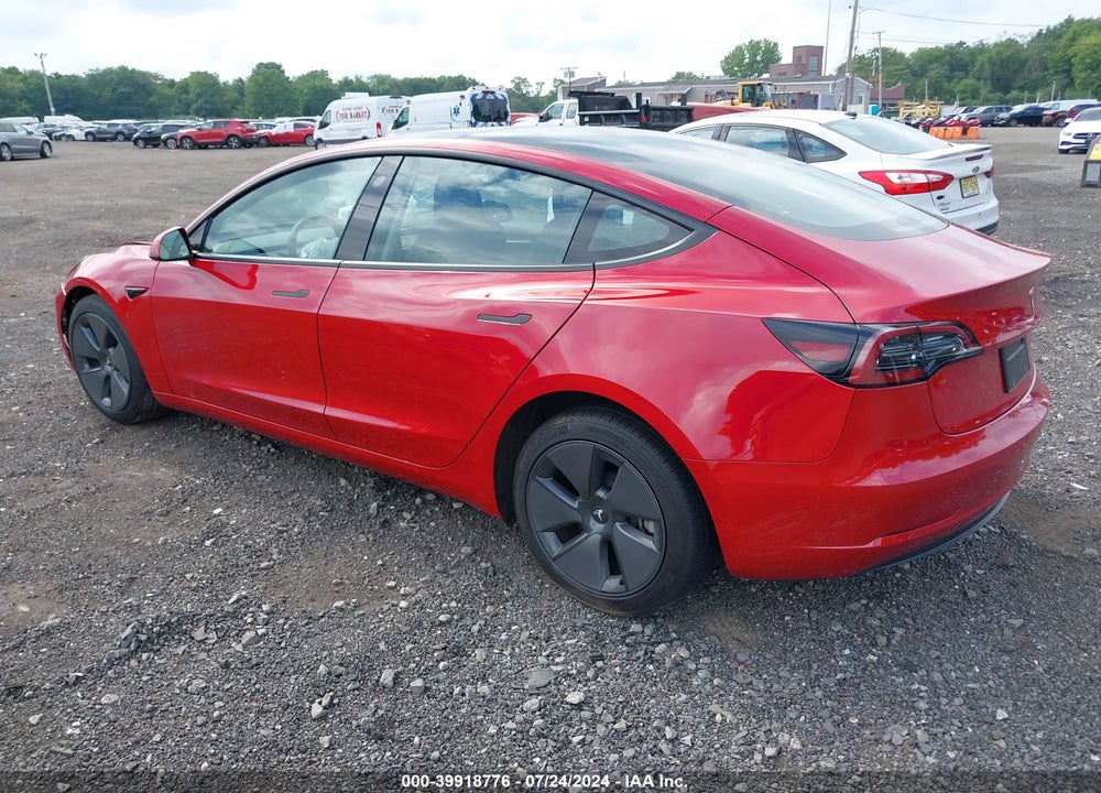 2023 TESLA MODEL 3 REAR-WHEEL DRIVE VIN: 5YJ3E1EA3PF674760