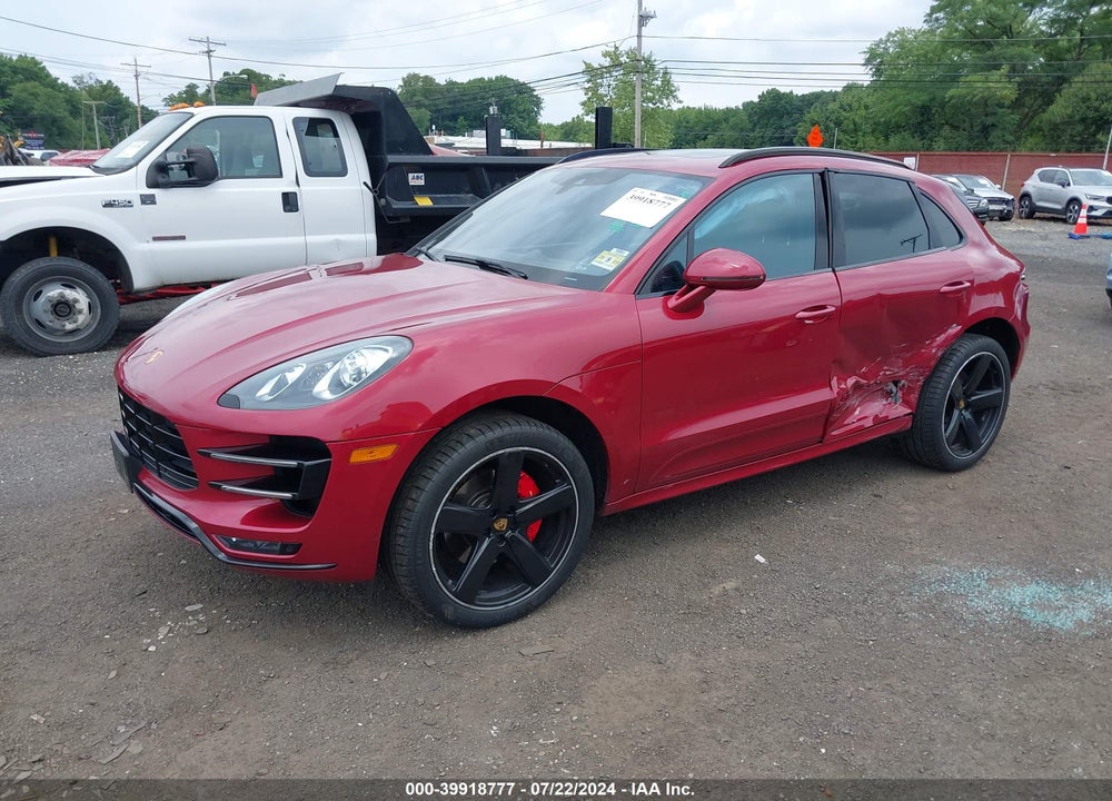 2016 PORSCHE MACAN TURBO VIN: WP1AF2A59GLB91725