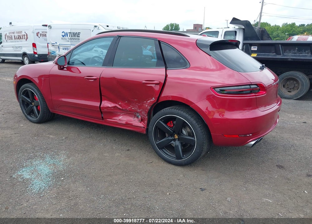 2016 PORSCHE MACAN TURBO VIN: WP1AF2A59GLB91725