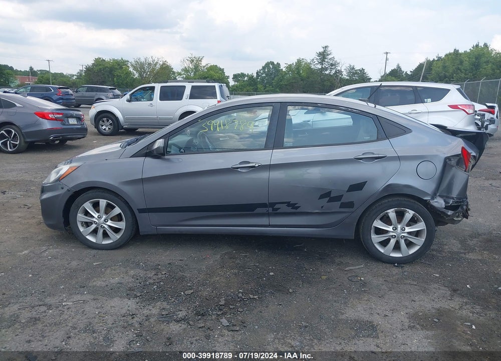 2013 HYUNDAI ACCENT GLS VIN: KMHCT4AE1DU491470