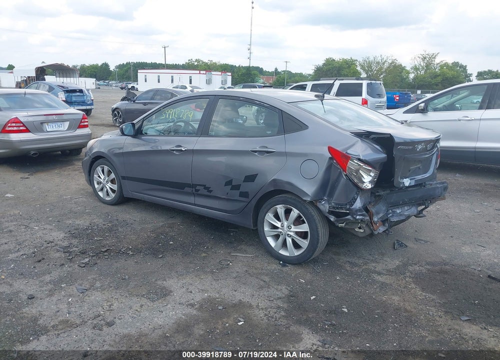 2013 HYUNDAI ACCENT GLS VIN: KMHCT4AE1DU491470