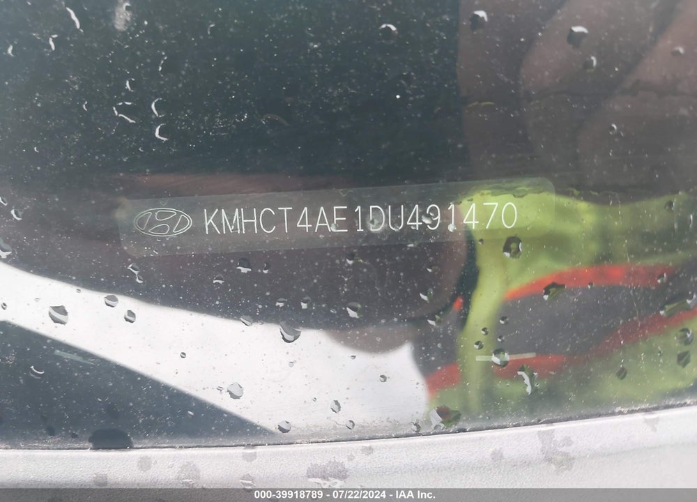 2013 HYUNDAI ACCENT GLS VIN: KMHCT4AE1DU491470