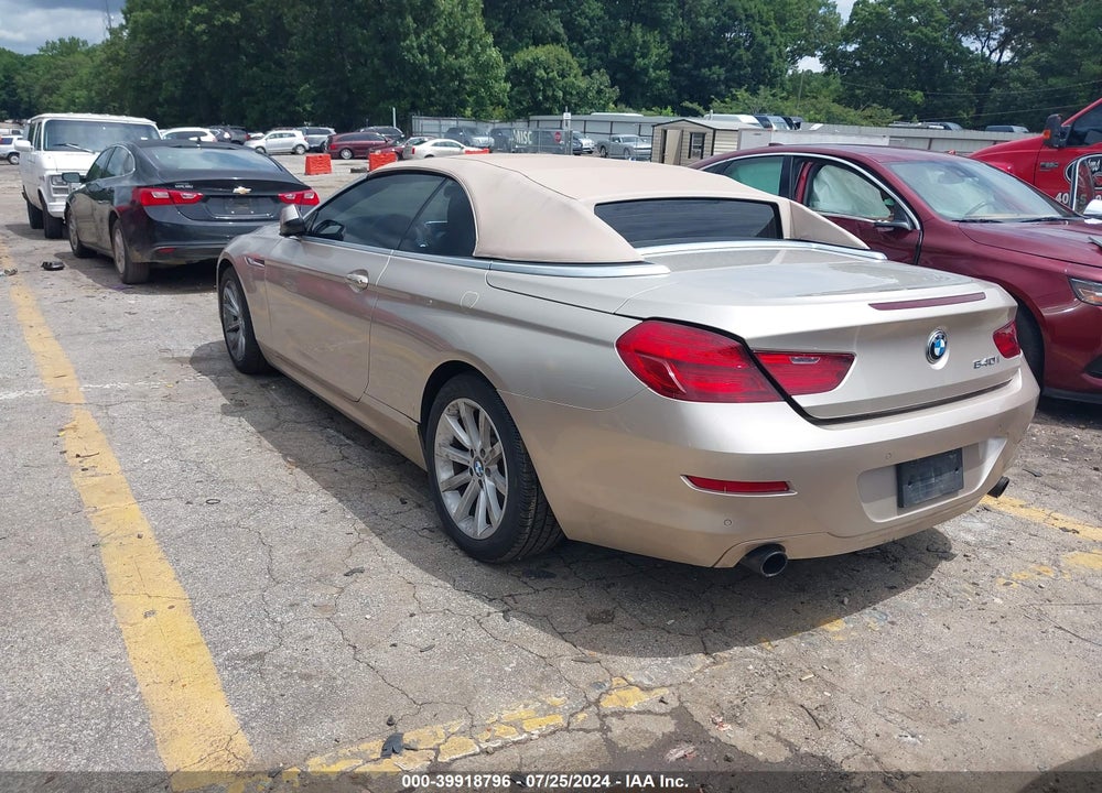 2013 BMW 640I VIN: WBALW7C5XDDX58581