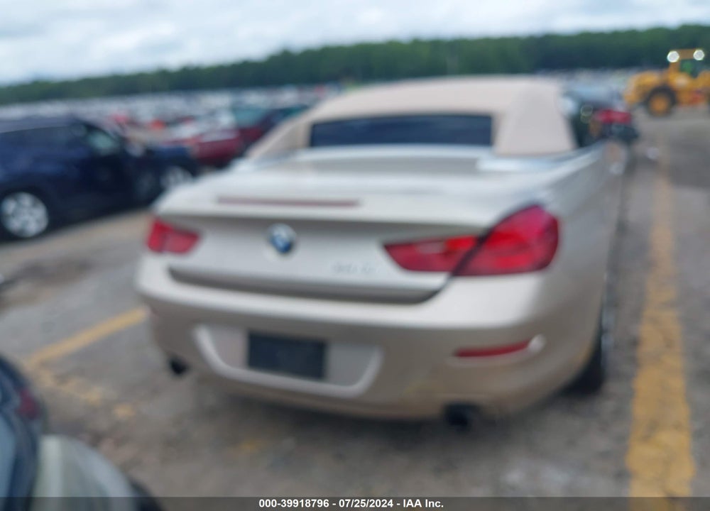 2013 BMW 640I VIN: WBALW7C5XDDX58581