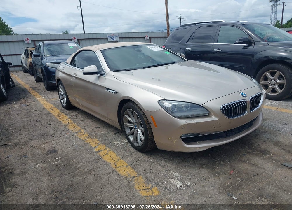 2013 BMW 640I VIN: WBALW7C5XDDX58581