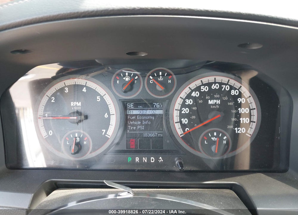 2010 DODGE RAM 1500 SLT/SPORT/TRX VIN: 1D7RV1GT0AS174029