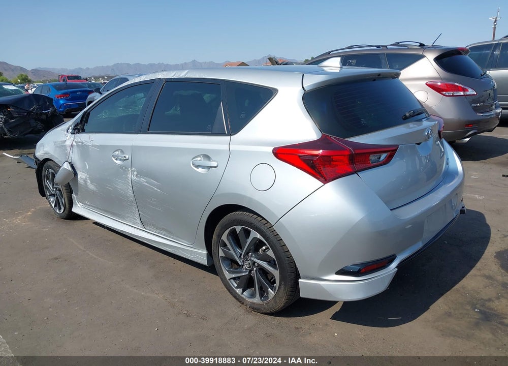 2018 TOYOTA COROLLA IM VIN: JTNKARJEXJJ562306