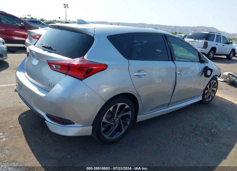2018 TOYOTA COROLLA IM VIN: JTNKARJEXJJ562306