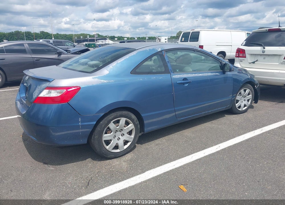2008 HONDA CIVIC LX VIN: 2HGFG12608H509270