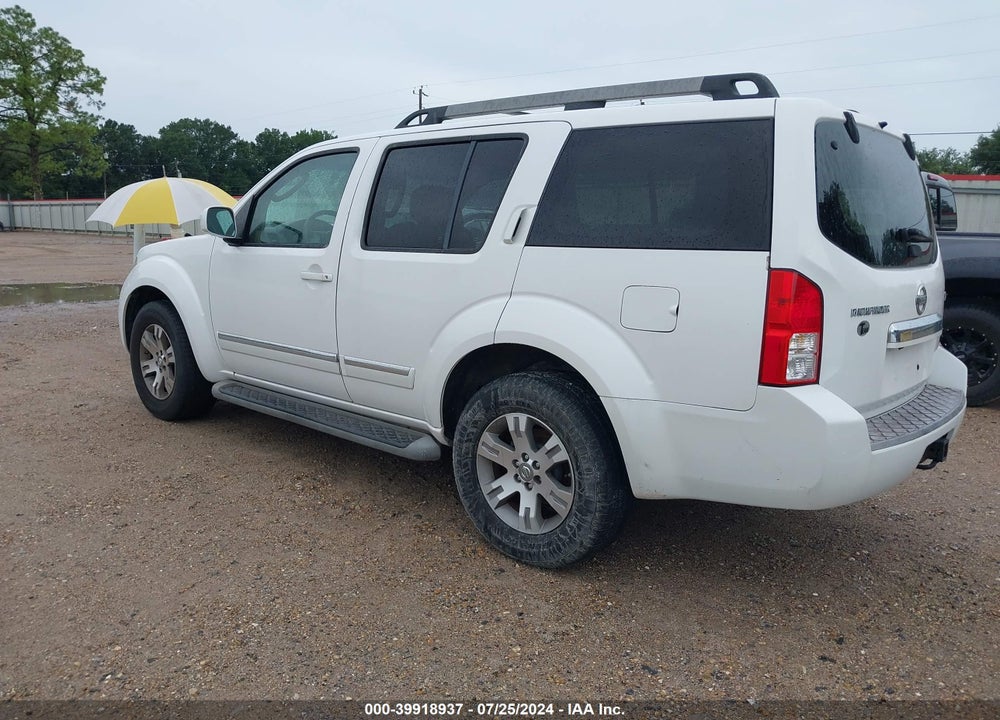2008 NISSAN PATHFINDER LE VIN: 5N1AR18U88C660851