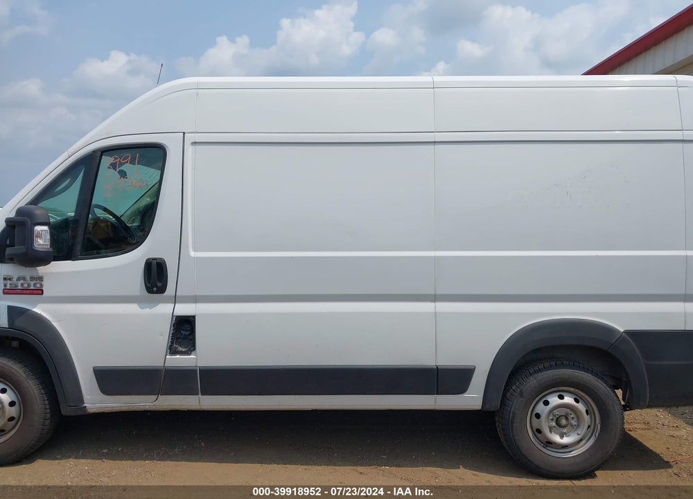 2019 RAM PROMASTER 1500 HIGH ROOF 136 WB VIN: 3C6TRVBG6KE550069