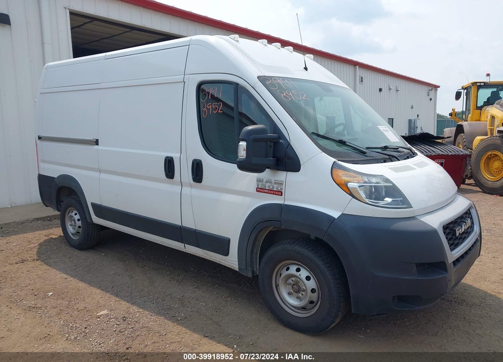 2019 RAM PROMASTER 1500 HIGH ROOF 136 WB VIN: 3C6TRVBG6KE550069