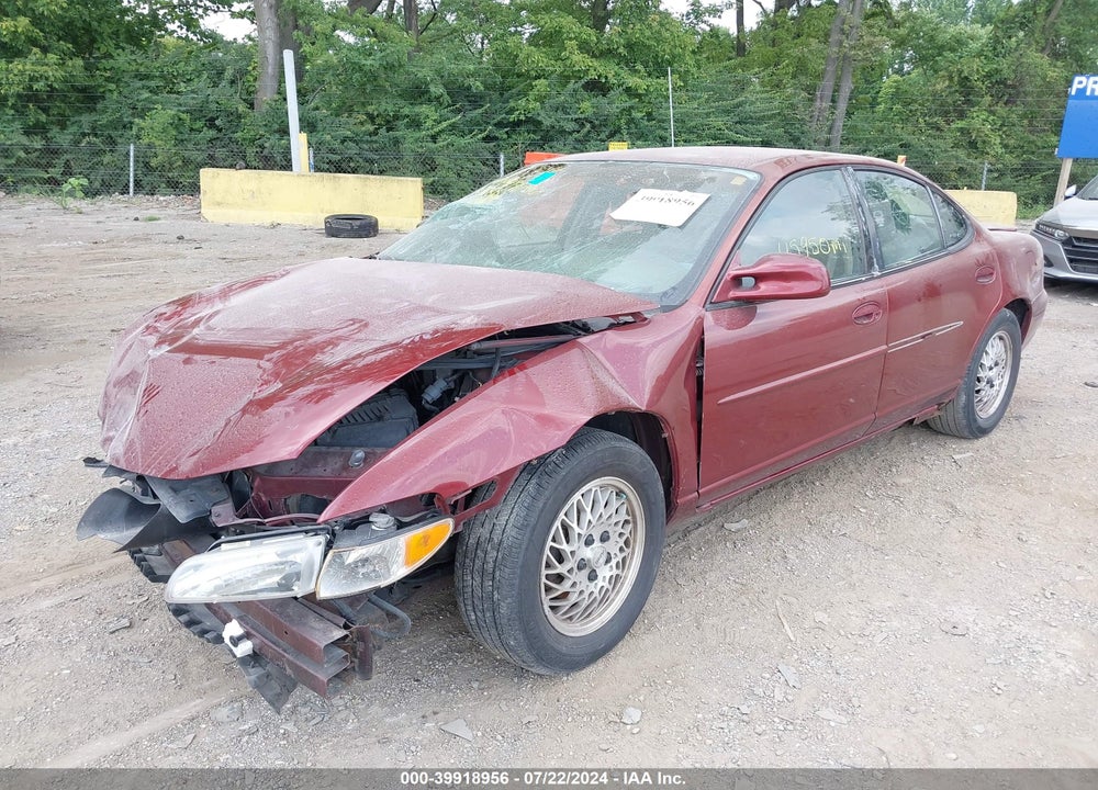 2002 PONTIAC GRAND PRIX SE VIN: 1G2WK52J82F280343