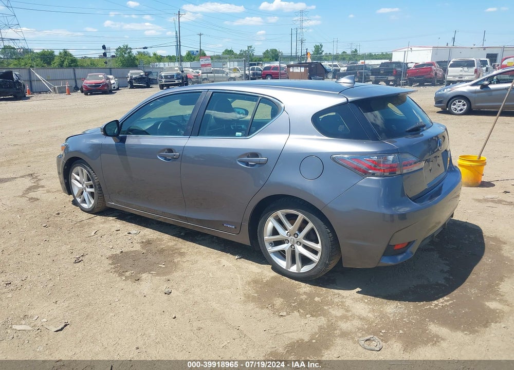 2016 LEXUS CT 200H VIN: JTHKD5BH3G2254067