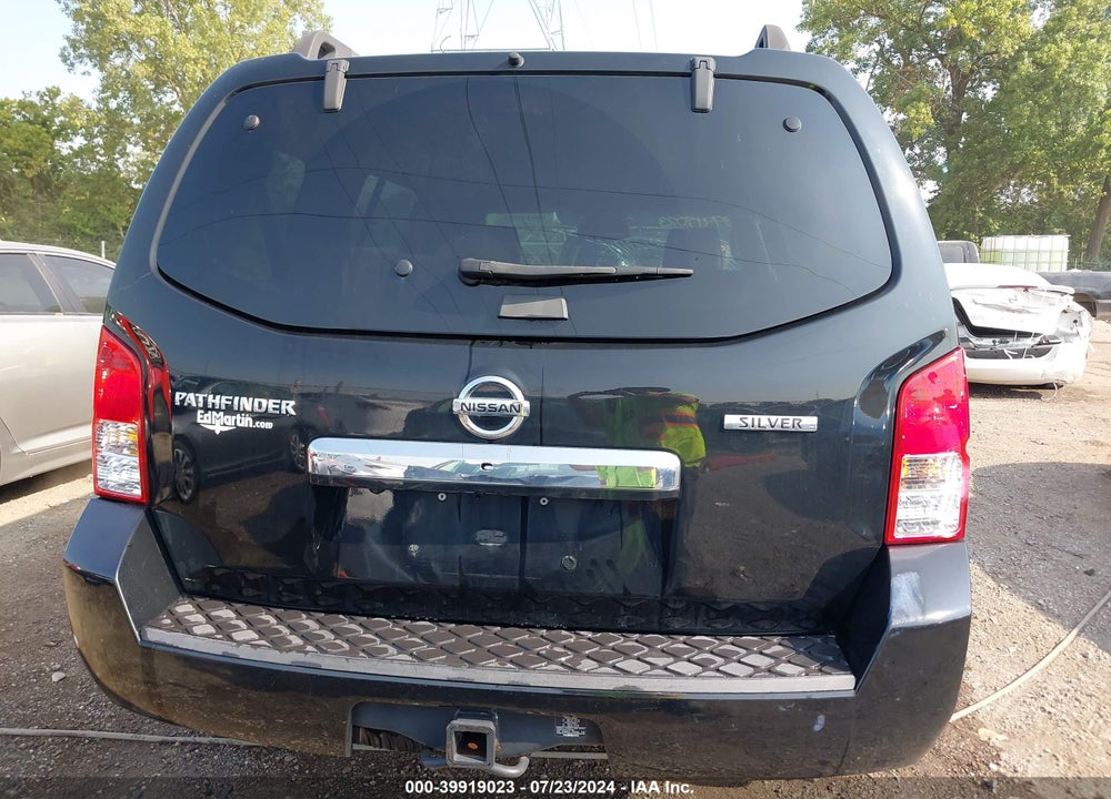 2012 NISSAN PATHFINDER SILVER VIN: 5N1AR1NB7CC636732