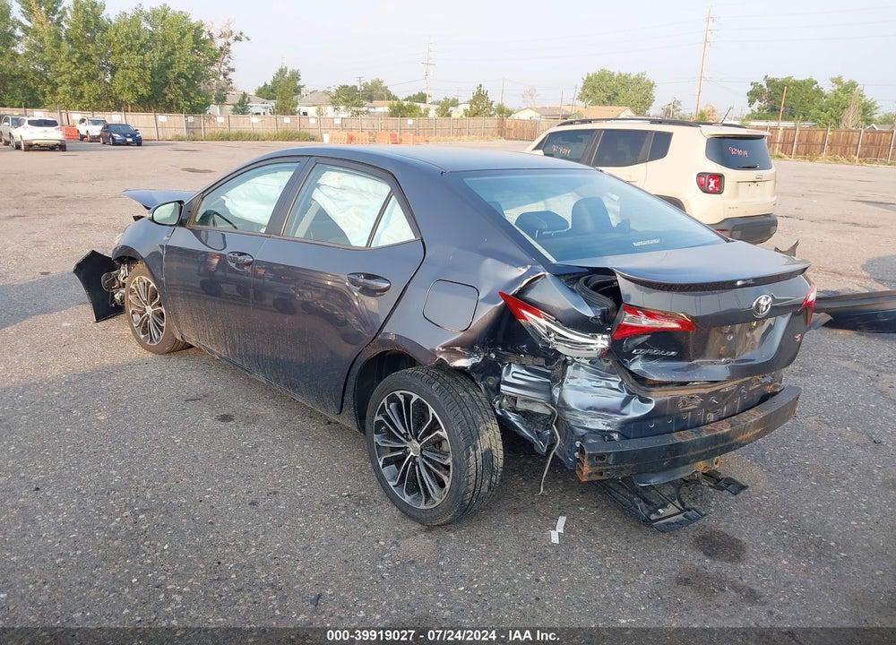 2015 TOYOTA COROLLA S PLUS VIN: 2T1BURHE3FC374912