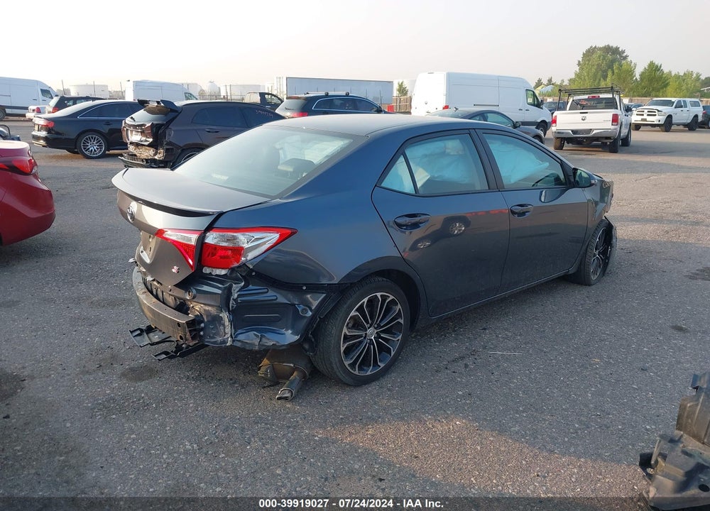 2015 TOYOTA COROLLA S PLUS VIN: 2T1BURHE3FC374912