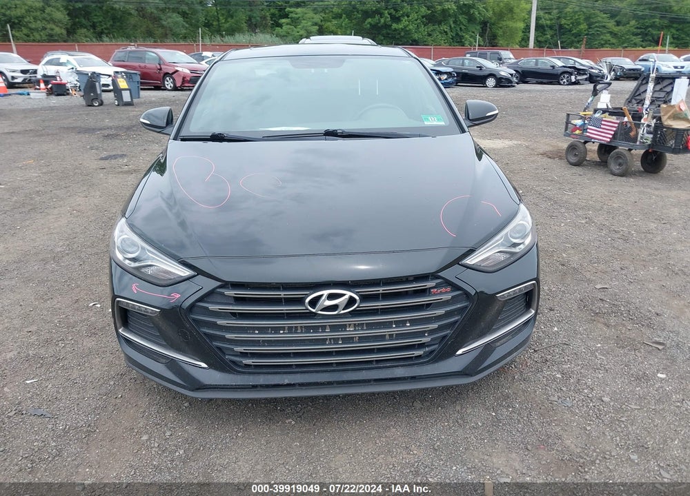 2018 HYUNDAI ELANTRA SPORT VIN: KMHD04LB6JU590233