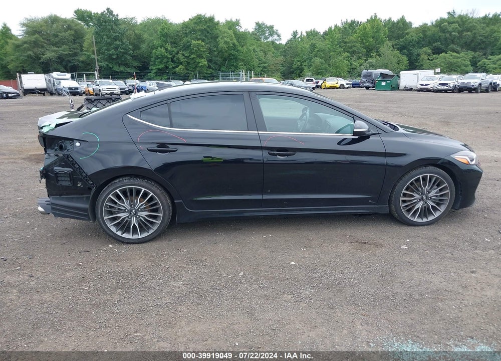 2018 HYUNDAI ELANTRA SPORT VIN: KMHD04LB6JU590233