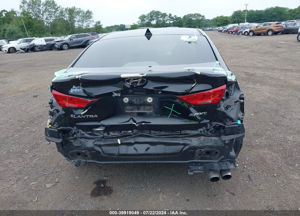 2018 HYUNDAI ELANTRA SPORT VIN: KMHD04LB6JU590233