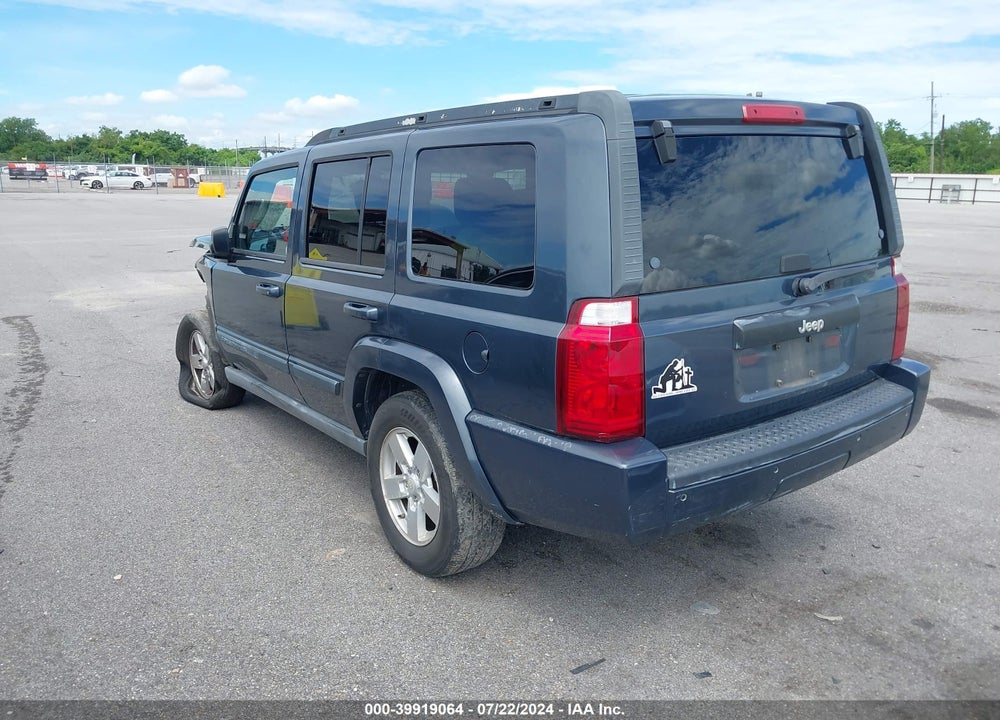 2007 JEEP COMMANDER SPORT VIN: 1J8HH48K87C587297
