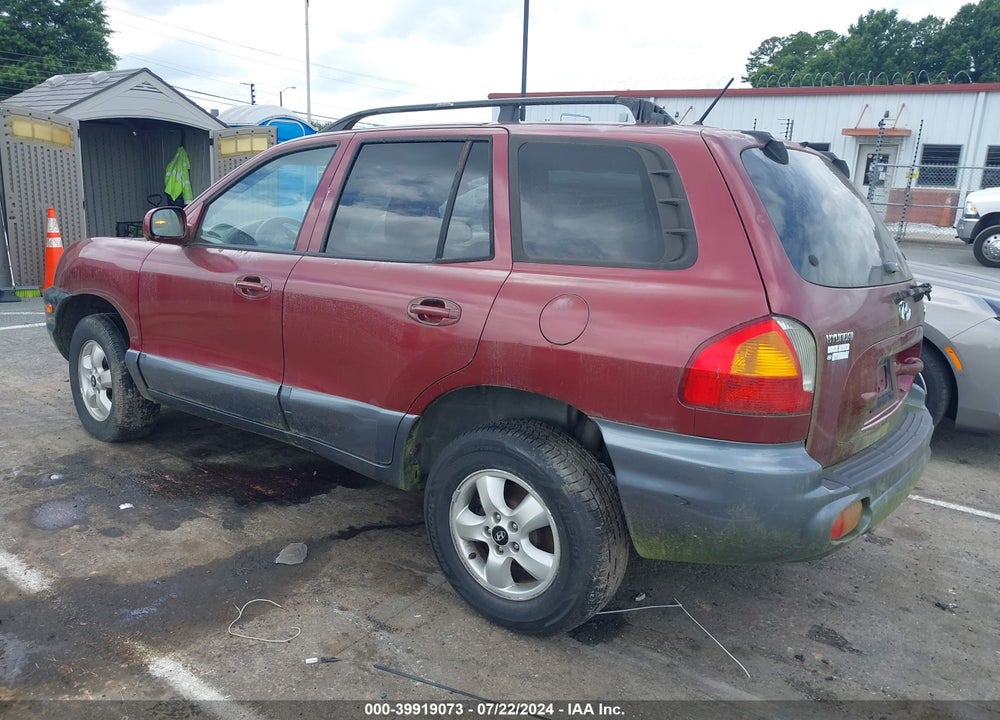 2004 HYUNDAI SANTA FE VIN: KM8SB12B94U804122
