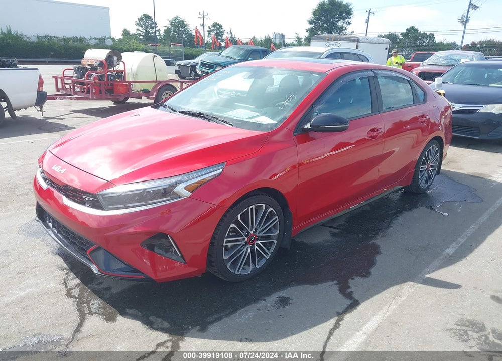 2022 KIA FORTE GT MANUAL VIN: 3KPF44AC2NE420596