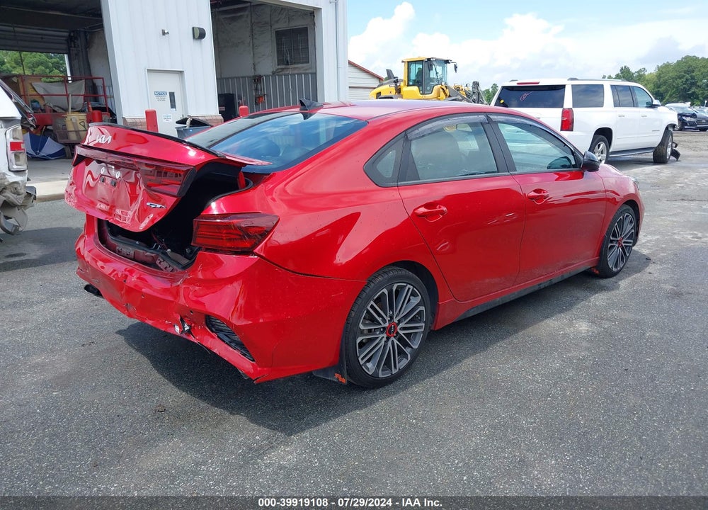 2022 KIA FORTE GT MANUAL VIN: 3KPF44AC2NE420596