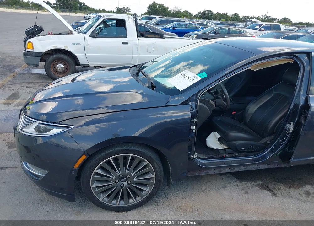 2013 LINCOLN MKZ VIN: 3LN6L2G98DR812634