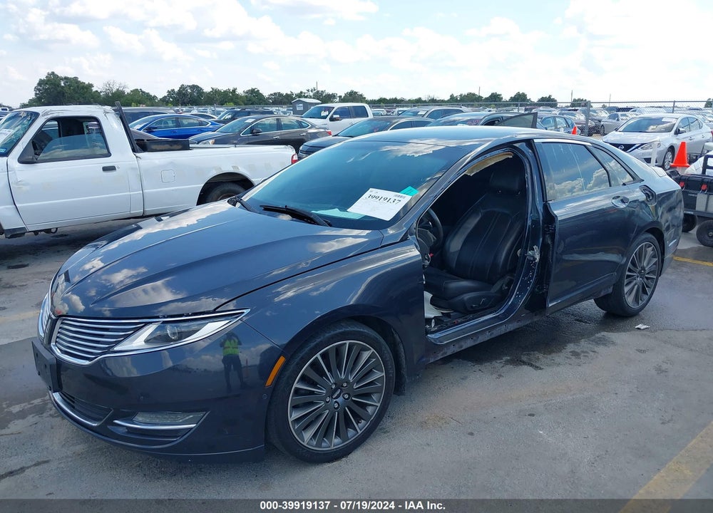 2013 LINCOLN MKZ VIN: 3LN6L2G98DR812634