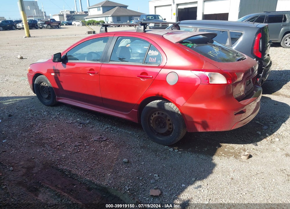 2011 MITSUBISHI LANCER SPORTBACK ES VIN: JA32X2HU2BU018503
