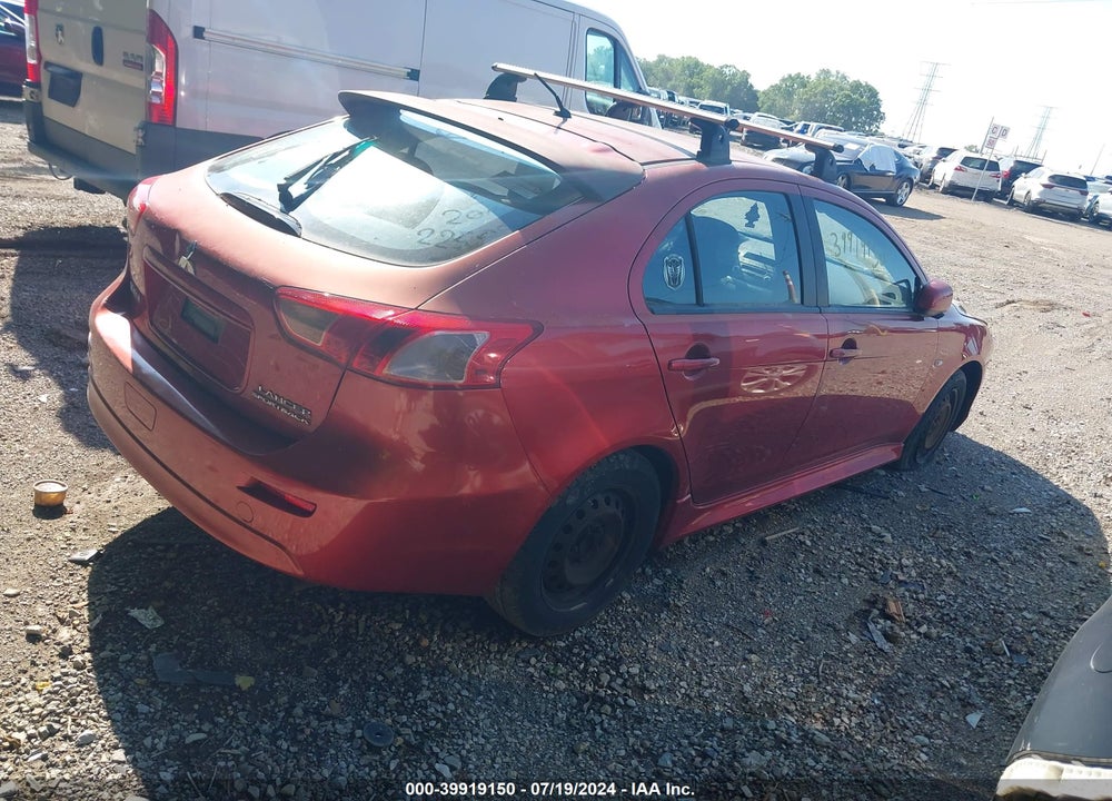 2011 MITSUBISHI LANCER SPORTBACK ES VIN: JA32X2HU2BU018503