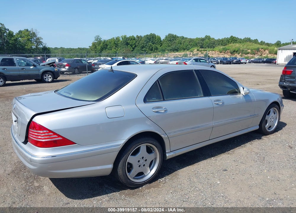 2004 MERCEDES-BENZ S 500 VIN: WDBNG75J14A413684