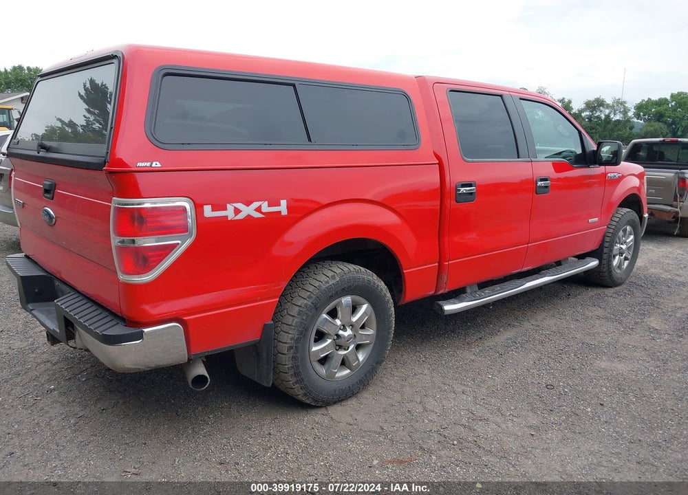 2013 FORD F-150 XLT VIN: 1FTFW1ET4DFB65439
