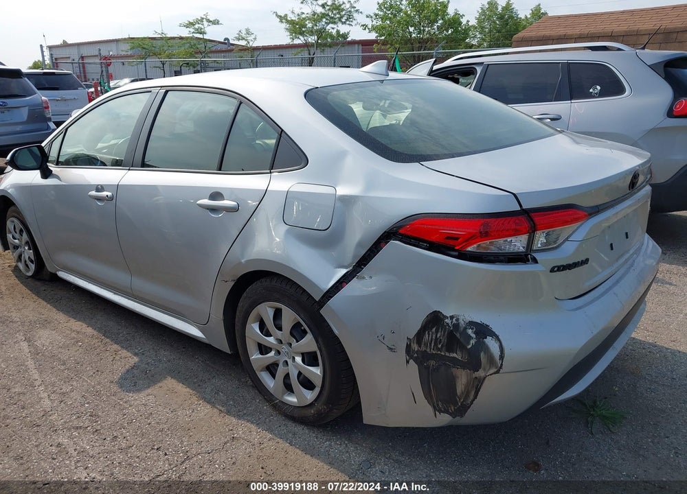 2020 TOYOTA COROLLA LE VIN: JTDEPRAE8LJ080050