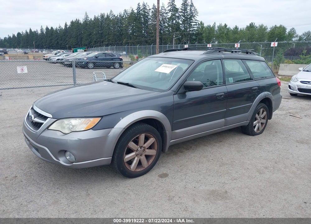 2009 SUBARU OUTBACK 2.5I VIN: 4S4BP61CX97345438