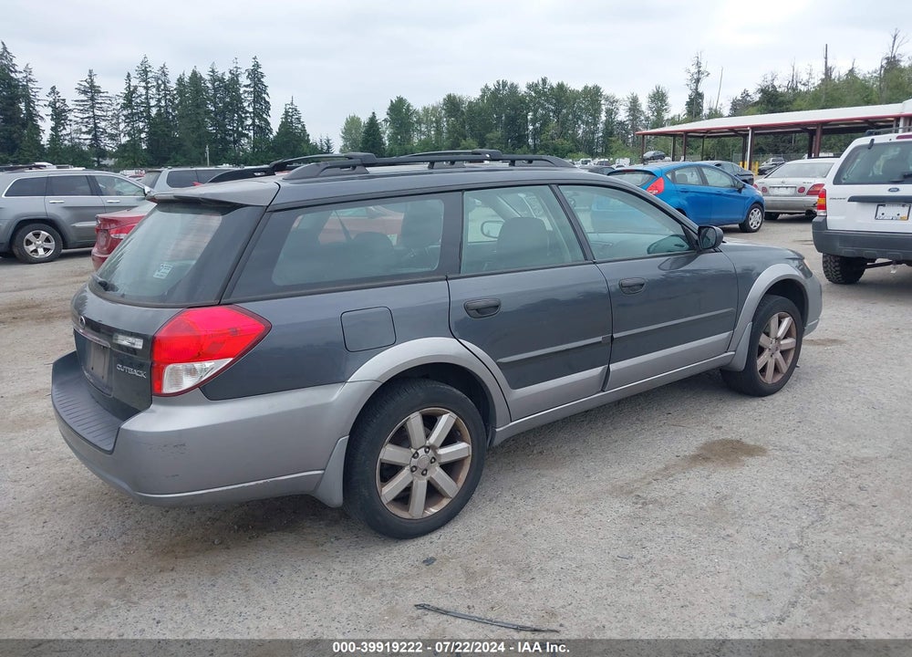 2009 SUBARU OUTBACK 2.5I VIN: 4S4BP61CX97345438