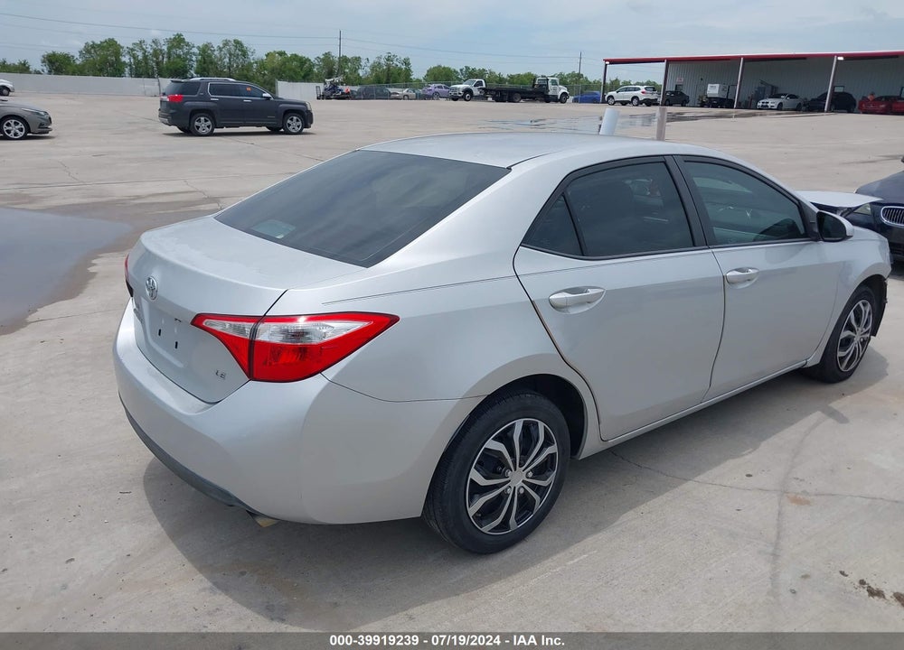 2014 TOYOTA COROLLA LE VIN: 5YFBURHE3EP002680