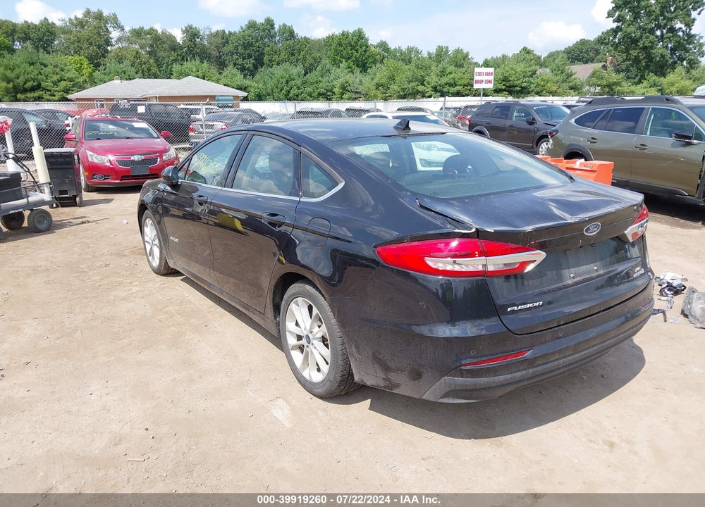 2019 FORD FUSION HYBRID VIN: 3FA6P0LU0KR180495