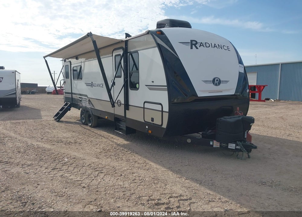2020 CRUISER RADIANCE 24' BUMPER PULL VIN: 5RXFB312XL1436114