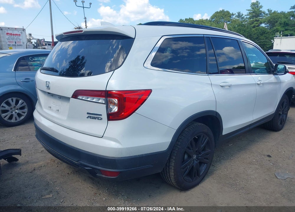 2021 HONDA PILOT AWD SPECIAL EDITION VIN: 5FNYF6H23MB071386