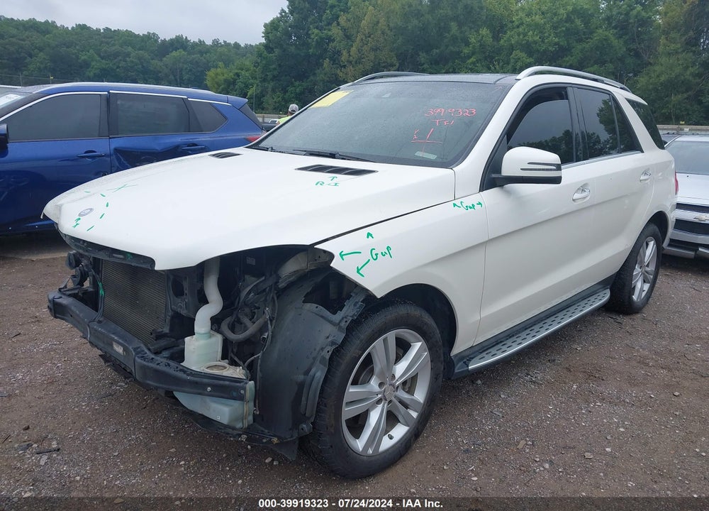 2013 MERCEDES-BENZ ML 350 4MATIC VIN: 4JGDA5HB3DA120971