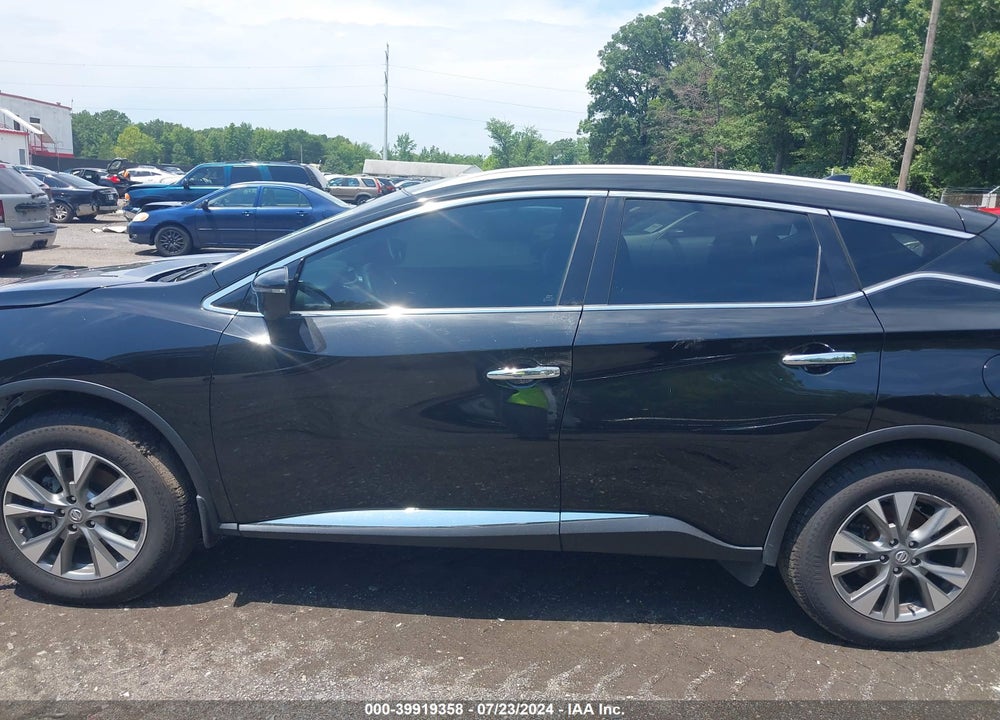 2018 NISSAN MURANO SL VIN: 5N1AZ2MH0JN176584