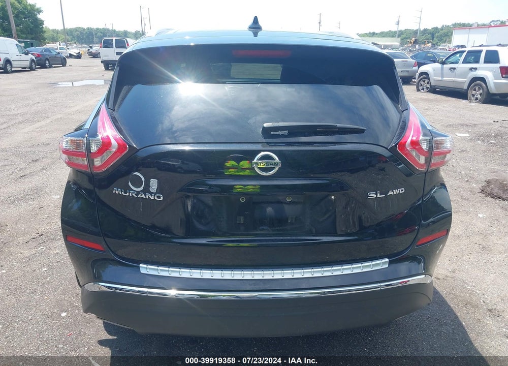 2018 NISSAN MURANO SL VIN: 5N1AZ2MH0JN176584